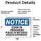 Signmission Exam In Progress Please Do Not Enter Unless OSHA Notice Sign, Vinyl Decal, 10in W x 7in L, 2PK OS-2PACK-NS-D-710-L-12204 - alternate 4